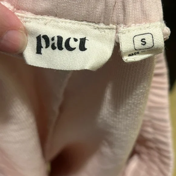Pact NWOT Pink Lounge Shorts Size Small - Picture 3 of 5
